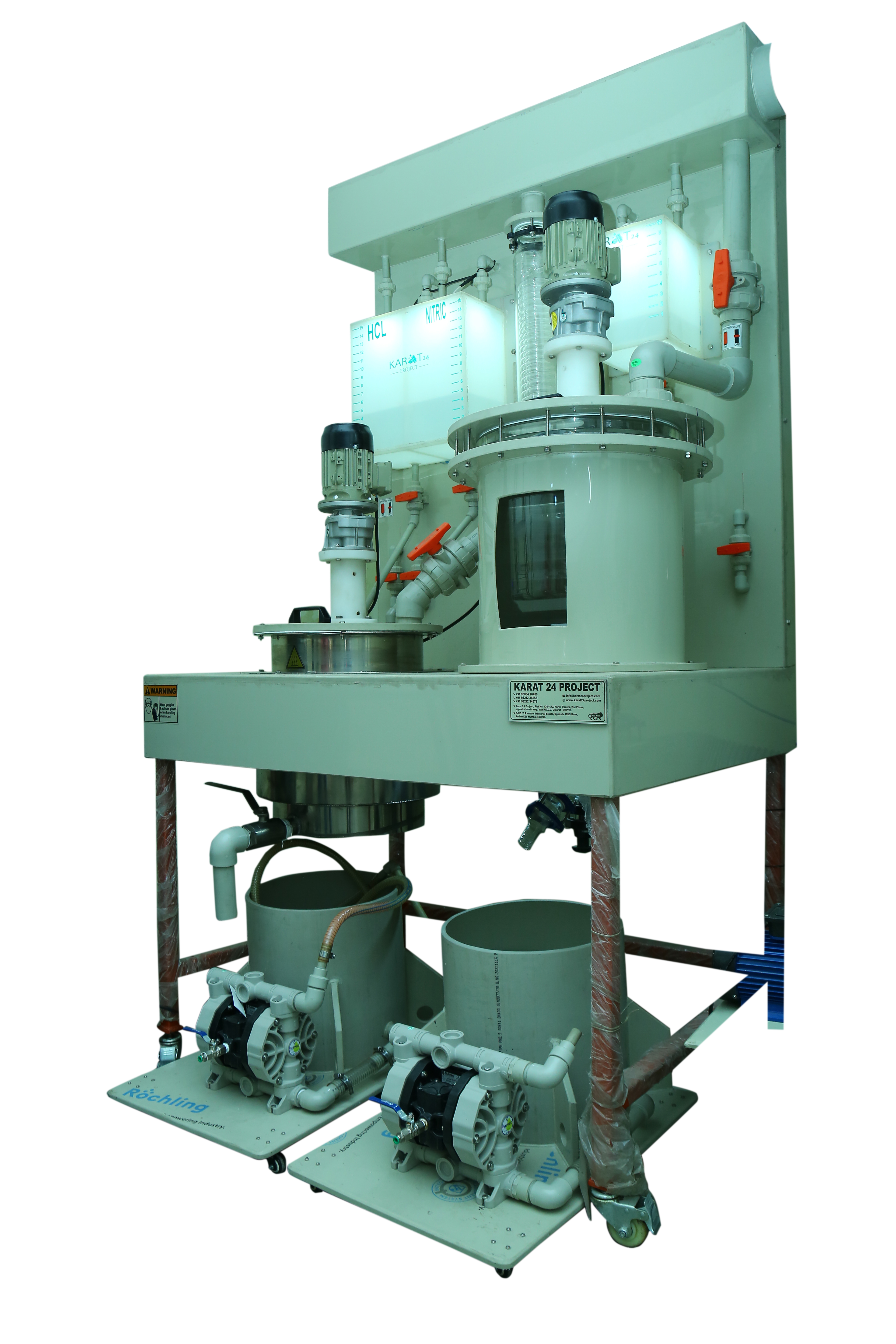 gold refining machine